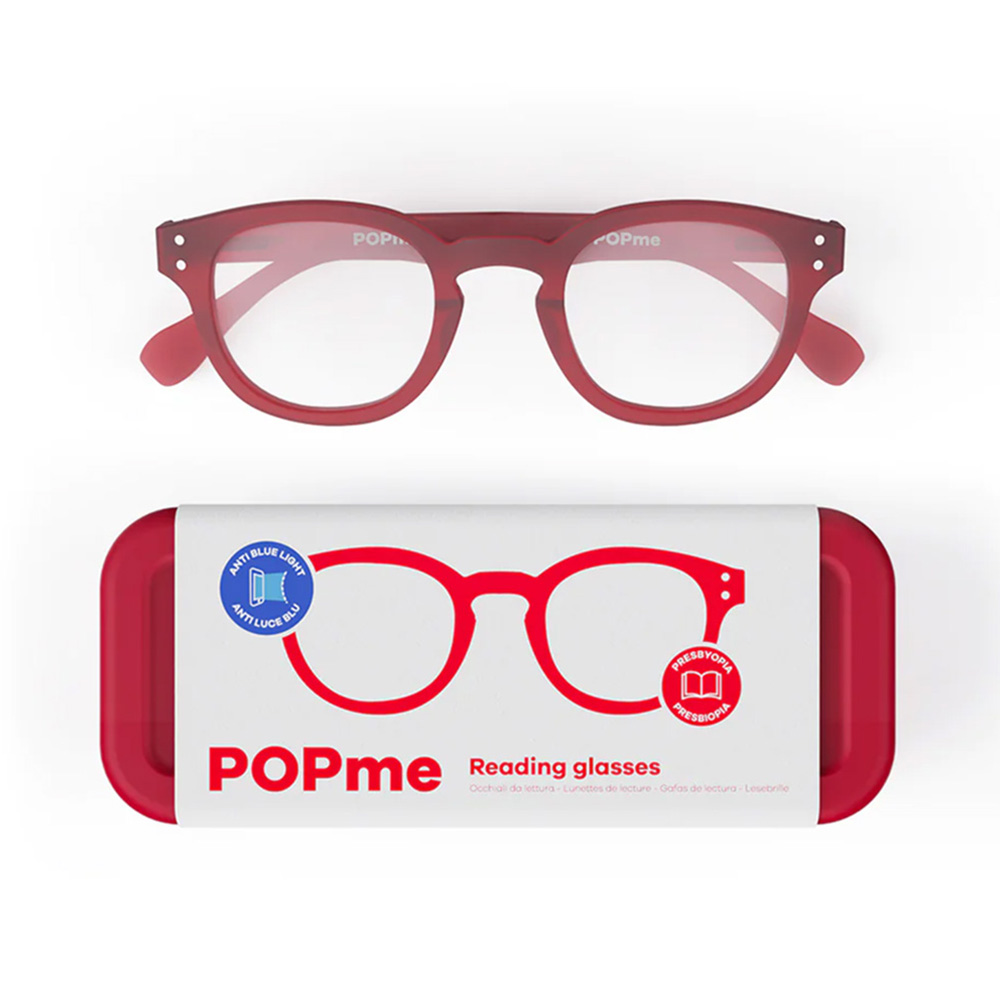 POPME - Γυαλιά Ανάγνωσης +3 cherry red